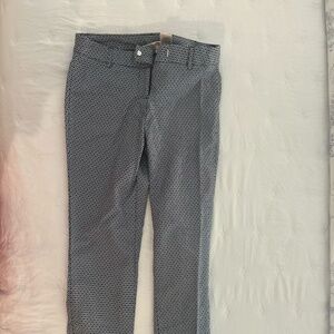 Kenar Ankle Blue and White Dress Pants Size S